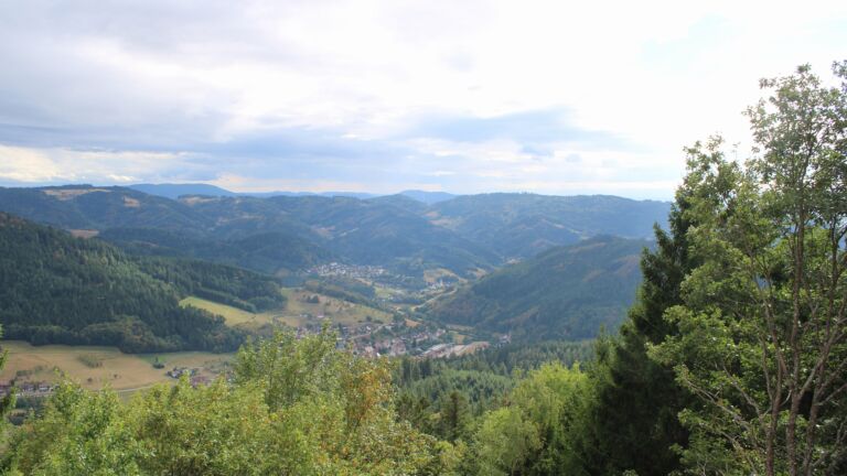 Dieses Bild zeigt eine Webcam-Aufnahme vom Achertal, aufgenommen am Donnerstag, den 20.08.2026 um 17:20 Uhr. Die Temperatur betrug 20.3°C.