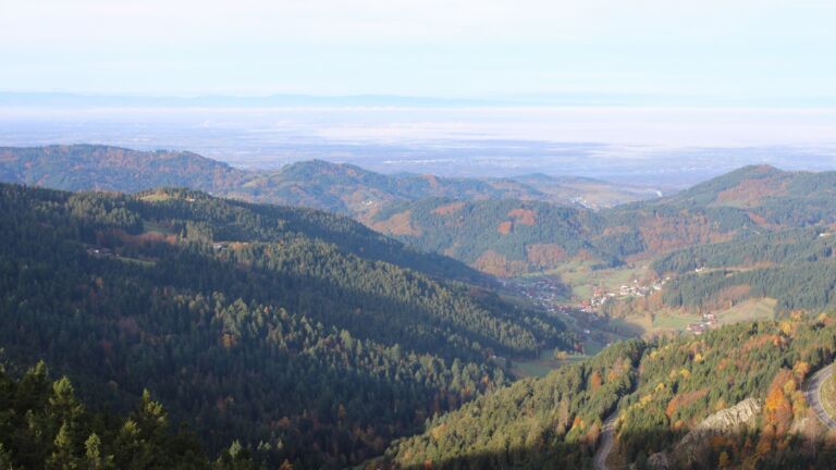 Dieses Bild zeigt eine Webcam-Aufnahme vom Achertal, aufgenommen am Freitag, den 31.10.2025 um 09:00 Uhr. Die Temperatur betrug 10.1°C.