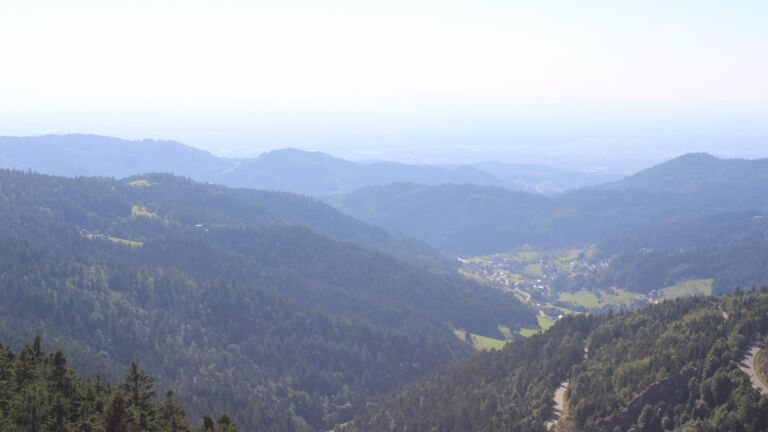 Dieses Bild zeigt eine Webcam-Aufnahme vom Achertal, aufgenommen am Freitag, den 08.08.2025 um 17:40 Uhr. Die Temperatur betrug 23.3°C.