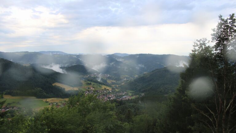 Dieses Bild zeigt eine Webcam-Aufnahme vom Achertal, aufgenommen am Montag, den 29.06.2026 um 07:20 Uhr. Die Temperatur betrug 16.4°C.