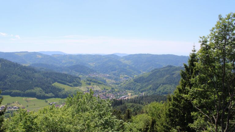 Dieses Bild zeigt eine Webcam-Aufnahme vom Achertal, aufgenommen am Freitag, den 22.05.2026 um 14:10 Uhr. Die Temperatur betrug 25.8°C.