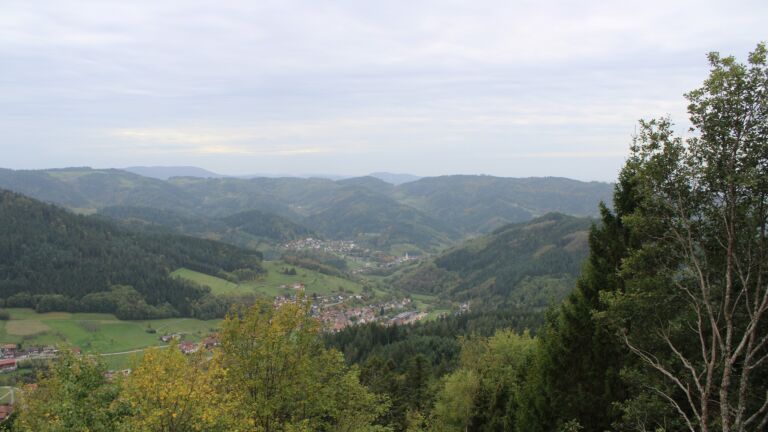 Dieses Bild zeigt eine Webcam-Aufnahme vom Achertal, aufgenommen am Montag, den 26.10.2026 um 13:50 Uhr. Die Temperatur betrug 10°C.