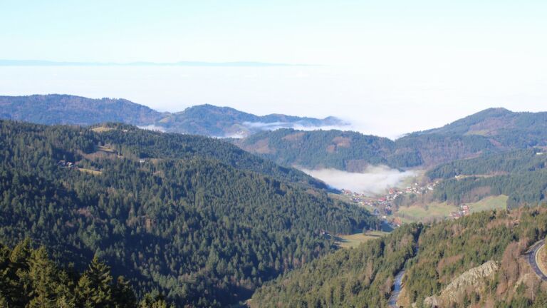 Dieses Bild zeigt eine Webcam-Aufnahme vom Achertal, aufgenommen am Mittwoch, den 25.02.2026 um 10:10 Uhr. Die Temperatur betrug 9.2°C.