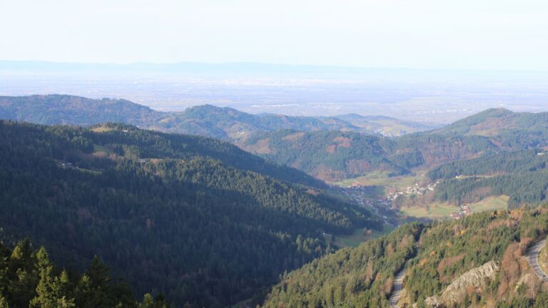 Dieses Bild zeigt eine Webcam-Aufnahme vom Achertal, aufgenommen am Donnerstag, den 13.11.2025 um 09:50 Uhr. Die Temperatur betrug 15.1°C.