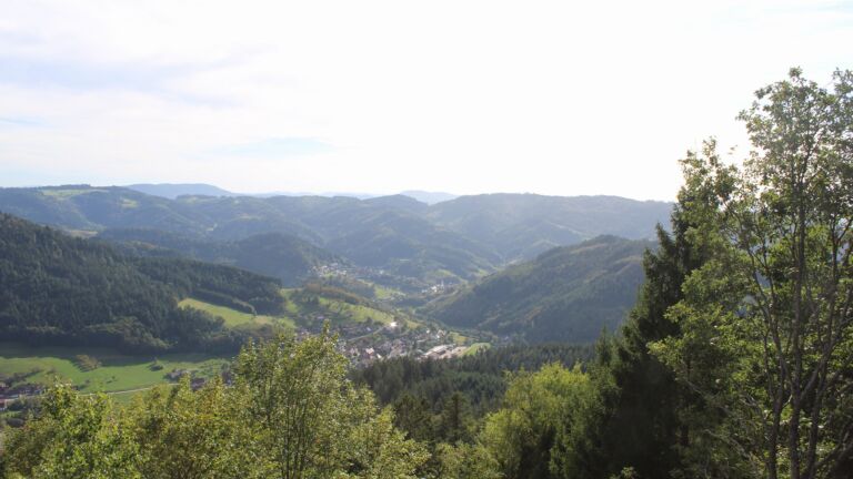 Dieses Bild zeigt eine Webcam-Aufnahme vom Achertal, aufgenommen am Samstag, den 19.09.2026 um 16:50 Uhr. Die Temperatur betrug 22.2°C.