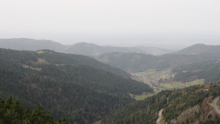 Dieses Bild zeigt eine Webcam-Aufnahme vom Achertal, aufgenommen am Freitag, den 14.11.2025 um 11:30 Uhr. Die Temperatur betrug 16.2°C.