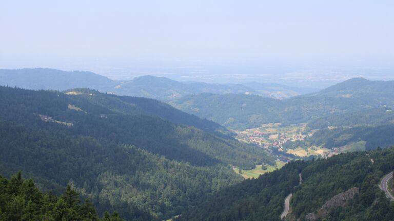 Dieses Bild zeigt eine Webcam-Aufnahme vom Achertal, aufgenommen am Donnerstag, den 19.06.2025 um 12:10 Uhr. Die Temperatur betrug 21.1°C.
