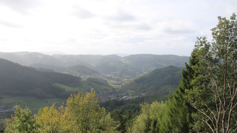 Dieses Bild zeigt eine Webcam-Aufnahme vom Achertal, aufgenommen am Montag, den 26.10.2026 um 11:50 Uhr. Die Temperatur betrug 9.3°C.
