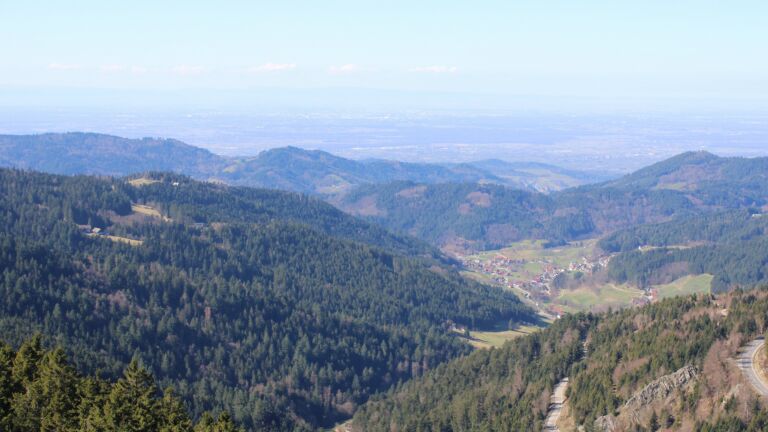 Dieses Bild zeigt eine Webcam-Aufnahme vom Achertal, aufgenommen am Montag, den 02.03.2026 um 12:20 Uhr. Die Temperatur betrug 11.8°C.