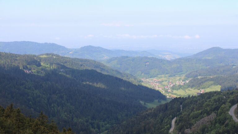 Dieses Bild zeigt eine Webcam-Aufnahme vom Achertal, aufgenommen am Freitag, den 08.05.2026 um 11:30 Uhr. Die Temperatur betrug 12.9°C.