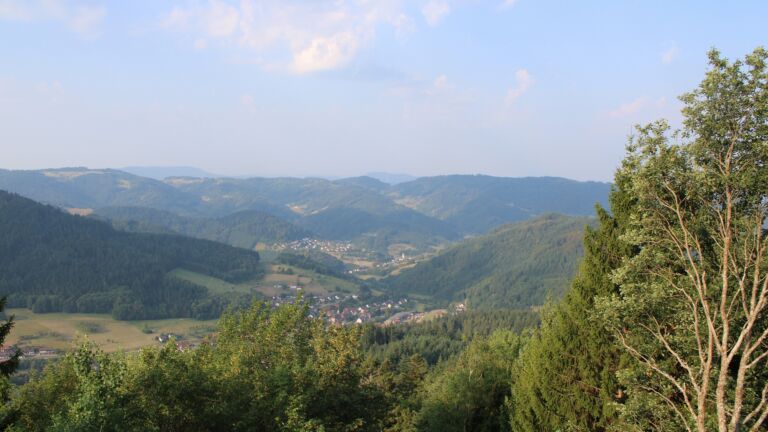 Dieses Bild zeigt eine Webcam-Aufnahme vom Achertal, aufgenommen am Freitag, den 31.07.2026 um 08:20 Uhr. Die Temperatur betrug 27°C.