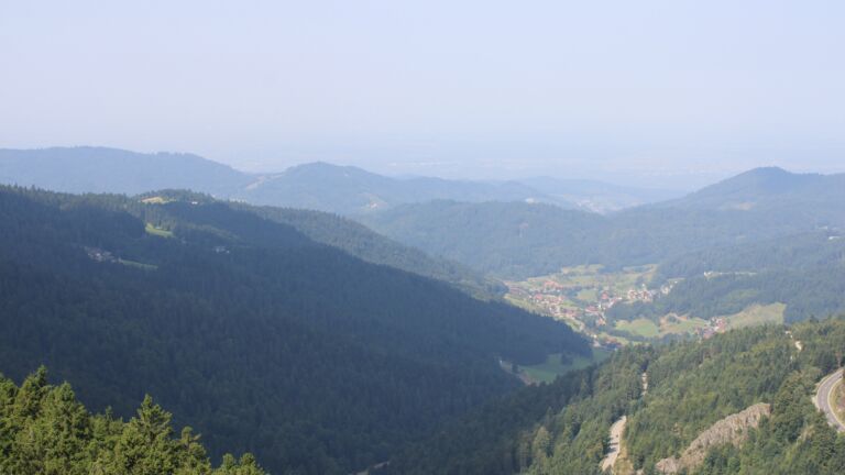 Dieses Bild zeigt eine Webcam-Aufnahme vom Achertal, aufgenommen am Freitag, den 15.08.2025 um 11:40 Uhr. Die Temperatur betrug 26.4°C.