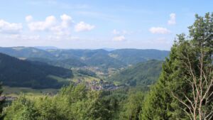 Dieses Bild zeigt eine Webcam-Aufnahme vom Achertal, aufgenommen am Donnerstag, den 23.07.2026 um 11:20 Uhr. Die Temperatur betrug 17.2°C.