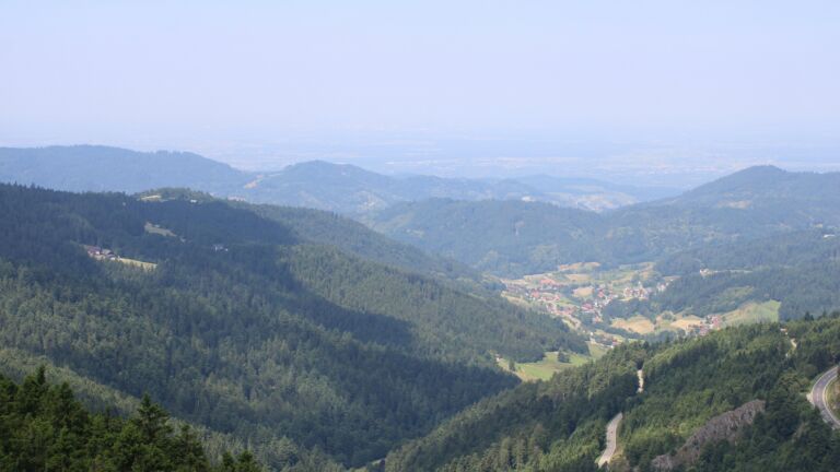 Dieses Bild zeigt eine Webcam-Aufnahme vom Achertal, aufgenommen am Donnerstag, den 19.06.2025 um 11:30 Uhr. Die Temperatur betrug 21.9°C.