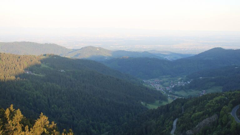 Dieses Bild zeigt eine Webcam-Aufnahme vom Achertal, aufgenommen am Montag, den 12.05.2025 um 06:30 Uhr. Die Temperatur betrug 10.8°C.