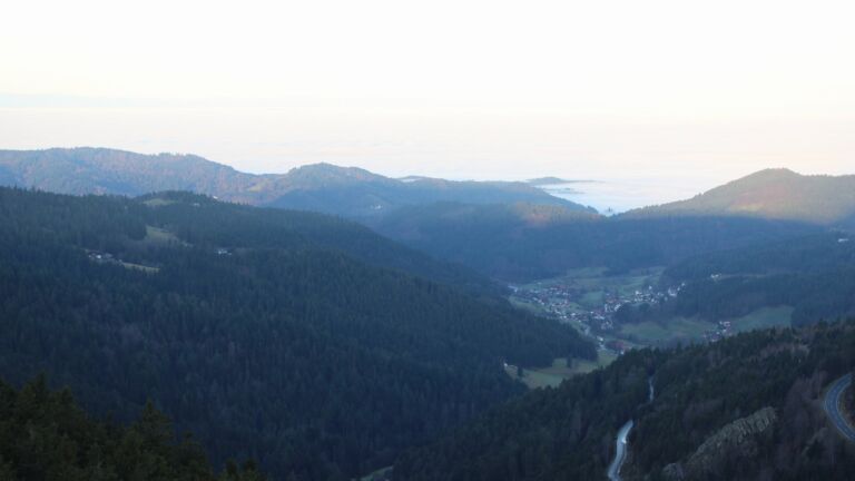 Dieses Bild zeigt eine Webcam-Aufnahme vom Achertal, aufgenommen am Donnerstag, den 26.02.2026 um 07:50 Uhr. Die Temperatur betrug 8.4°C.