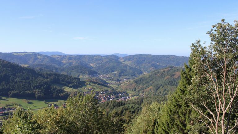 Dieses Bild zeigt eine Webcam-Aufnahme vom Achertal, aufgenommen am Samstag, den 19.09.2026 um 10:10 Uhr. Die Temperatur betrug 17.8°C.