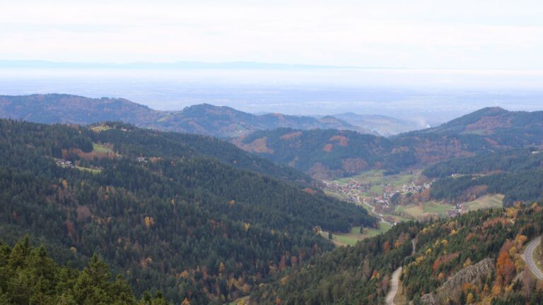 Dieses Bild zeigt eine Webcam-Aufnahme vom Achertal, aufgenommen am Freitag, den 31.10.2025 um 12:30 Uhr. Die Temperatur betrug 10.8°C.