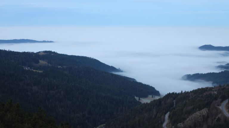 Dieses Bild zeigt eine Webcam-Aufnahme vom Achertal, aufgenommen am Montag, den 22.12.2025 um 08:30 Uhr. Die Temperatur betrug 7°C.