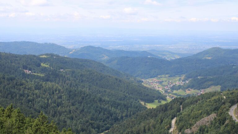 Dieses Bild zeigt eine Webcam-Aufnahme vom Achertal, aufgenommen am Samstag, den 23.08.2025 um 12:50 Uhr. Die Temperatur betrug 11.9°C.
