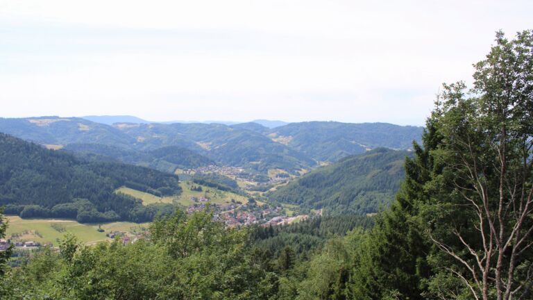Dieses Bild zeigt eine Webcam-Aufnahme vom Achertal, aufgenommen am Montag, den 13.07.2026 um 13:10 Uhr. Die Temperatur betrug 28.5°C.