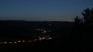 Dieses Bild zeigt eine Webcam-Aufnahme vom Achertal, aufgenommen am Donnerstag, den 03.09.2026 um 05:50 Uhr. Die Temperatur betrug 14.6°C.