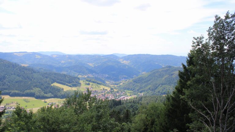 Dieses Bild zeigt eine Webcam-Aufnahme vom Achertal, aufgenommen am Montag, den 06.07.2026 um 13:50 Uhr. Die Temperatur betrug 23.5°C.