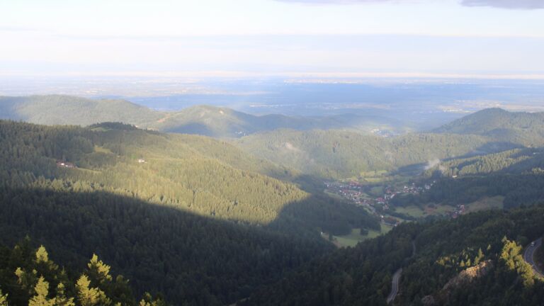 Dieses Bild zeigt eine Webcam-Aufnahme vom Achertal, aufgenommen am Freitag, den 29.08.2025 um 07:40 Uhr. Die Temperatur betrug 11.2°C.