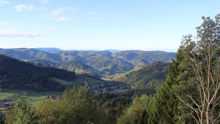 Dieses Bild zeigt eine Webcam-Aufnahme vom Achertal, aufgenommen am Montag, den 12.10.2026 um 09:30 Uhr. Die Temperatur betrug 11°C.