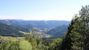 Dieses Bild zeigt eine Webcam-Aufnahme vom Achertal, aufgenommen am Freitag, den 10.07.2026 um 17:40 Uhr. Die Temperatur betrug 33.9°C.