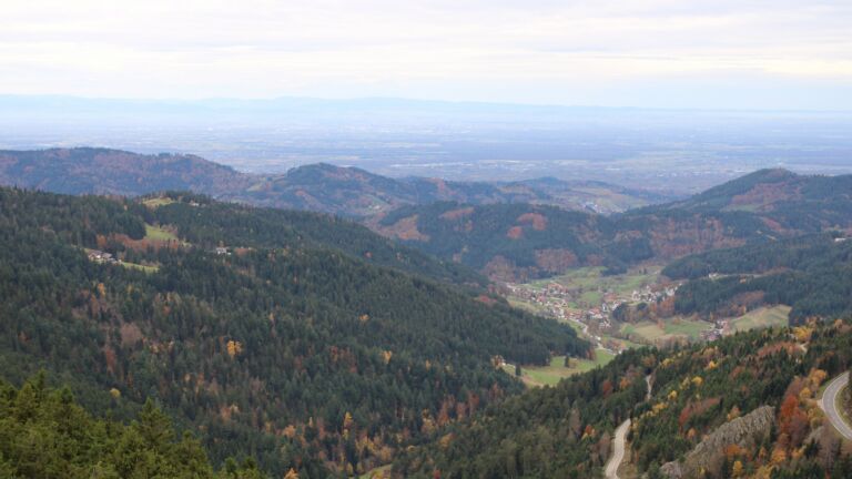 Dieses Bild zeigt eine Webcam-Aufnahme vom Achertal, aufgenommen am Samstag, den 01.11.2025 um 11:10 Uhr. Die Temperatur betrug 12.7°C.