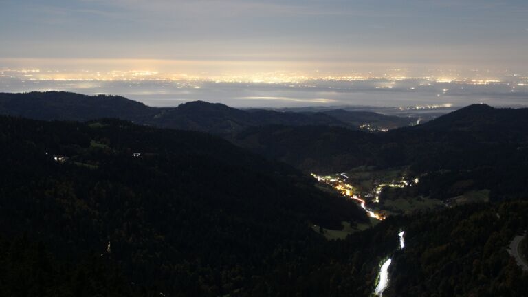 Dieses Bild zeigt eine Webcam-Aufnahme vom Achertal, aufgenommen am Freitag, den 10.10.2025 um 06:20 Uhr. Die Temperatur betrug 8.2°C.