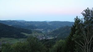 Dieses Bild zeigt eine Webcam-Aufnahme vom Achertal, aufgenommen am Freitag, den 04.09.2026 um 06:40 Uhr. Die Temperatur betrug 17.6°C.