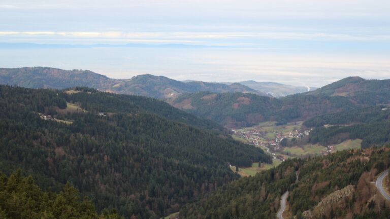 Dieses Bild zeigt eine Webcam-Aufnahme vom Achertal, aufgenommen am Mittwoch, den 03.12.2025 um 09:00 Uhr. Die Temperatur betrug 5.9°C.