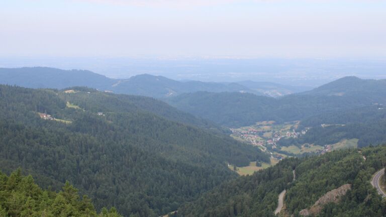 Dieses Bild zeigt eine Webcam-Aufnahme vom Achertal, aufgenommen am Freitag, den 11.07.2025 um 09:30 Uhr. Die Temperatur betrug 16.9°C.