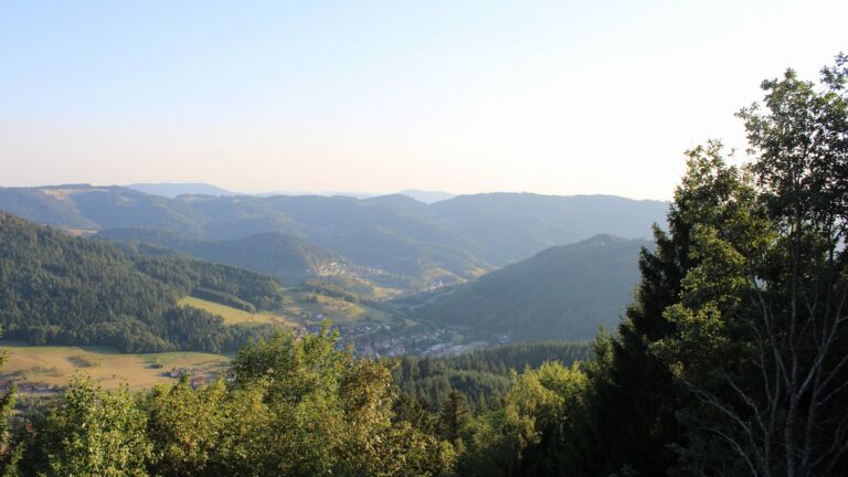 Dieses Bild zeigt eine Webcam-Aufnahme vom Achertal, aufgenommen am Dienstag, den 11.08.2026 um 19:40 Uhr. Die Temperatur betrug 26.4°C.