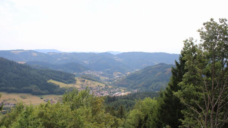 Dieses Bild zeigt eine Webcam-Aufnahme vom Achertal, aufgenommen am Samstag, den 15.08.2026 um 15:50 Uhr. Die Temperatur betrug 30.3°C.