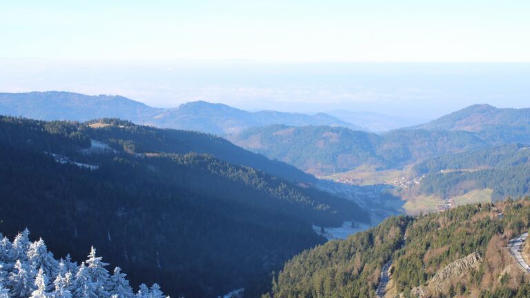 Dieses Bild zeigt eine Webcam-Aufnahme vom Achertal, aufgenommen am Freitag, den 26.12.2025 um 11:20 Uhr. Die Temperatur betrug 5.2°C.