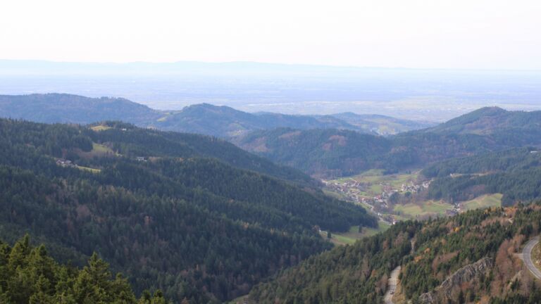 Dieses Bild zeigt eine Webcam-Aufnahme vom Achertal, aufgenommen am Donnerstag, den 13.11.2025 um 13:40 Uhr. Die Temperatur betrug 15.9°C.