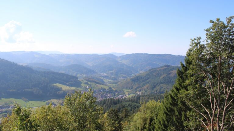 Dieses Bild zeigt eine Webcam-Aufnahme vom Achertal, aufgenommen am Montag, den 05.10.2026 um 12:40 Uhr. Die Temperatur betrug 21.3°C.