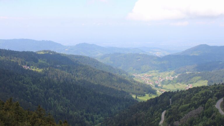 Dieses Bild zeigt eine Webcam-Aufnahme vom Achertal, aufgenommen am Freitag, den 08.05.2026 um 12:50 Uhr. Die Temperatur betrug 12°C.