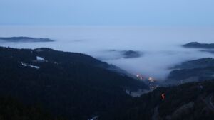 Dieses Bild zeigt eine Webcam-Aufnahme vom Achertal, aufgenommen am Montag, den 19.01.2026 um 07:30 Uhr. Die Temperatur betrug 3.5°C.