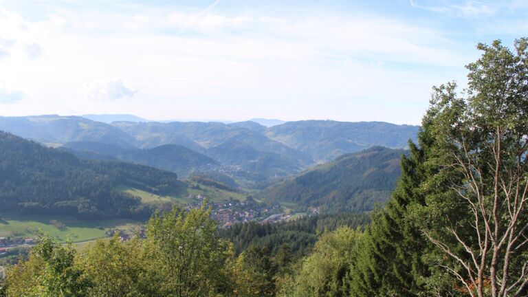 Dieses Bild zeigt eine Webcam-Aufnahme vom Achertal, aufgenommen am Samstag, den 03.10.2026 um 11:50 Uhr. Die Temperatur betrug 19.3°C.