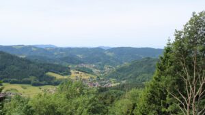 Dieses Bild zeigt eine Webcam-Aufnahme vom Achertal, aufgenommen am Montag, den 08.06.2026 um 11:50 Uhr. Die Temperatur betrug 21.8°C.