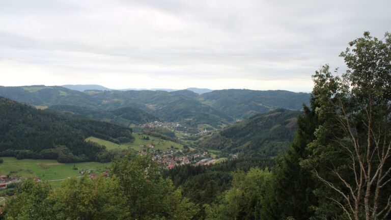 Dieses Bild zeigt eine Webcam-Aufnahme vom Achertal, aufgenommen am Freitag, den 18.09.2026 um 11:50 Uhr. Die Temperatur betrug 12.4°C.