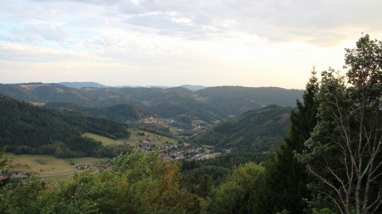 Dieses Bild zeigt eine Webcam-Aufnahme vom Achertal, aufgenommen am Montag, den 24.08.2026 um 19:50 Uhr. Die Temperatur betrug 18.4°C.