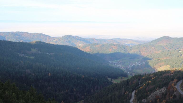 Dieses Bild zeigt eine Webcam-Aufnahme vom Achertal, aufgenommen am Donnerstag, den 06.11.2025 um 08:30 Uhr. Die Temperatur betrug 9.8°C.