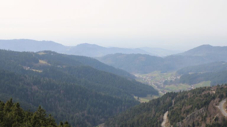 Dieses Bild zeigt eine Webcam-Aufnahme vom Achertal, aufgenommen am Freitag, den 06.03.2026 um 14:10 Uhr. Die Temperatur betrug 14.1°C.