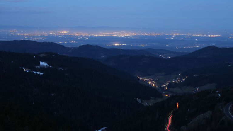 Dieses Bild zeigt eine Webcam-Aufnahme vom Achertal, aufgenommen am Samstag, den 17.01.2026 um 07:30 Uhr. Die Temperatur betrug 7.2°C.