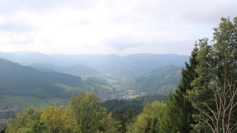 Dieses Bild zeigt eine Webcam-Aufnahme vom Achertal, aufgenommen am Montag, den 19.10.2026 um 13:00 Uhr. Die Temperatur betrug 11.6°C.